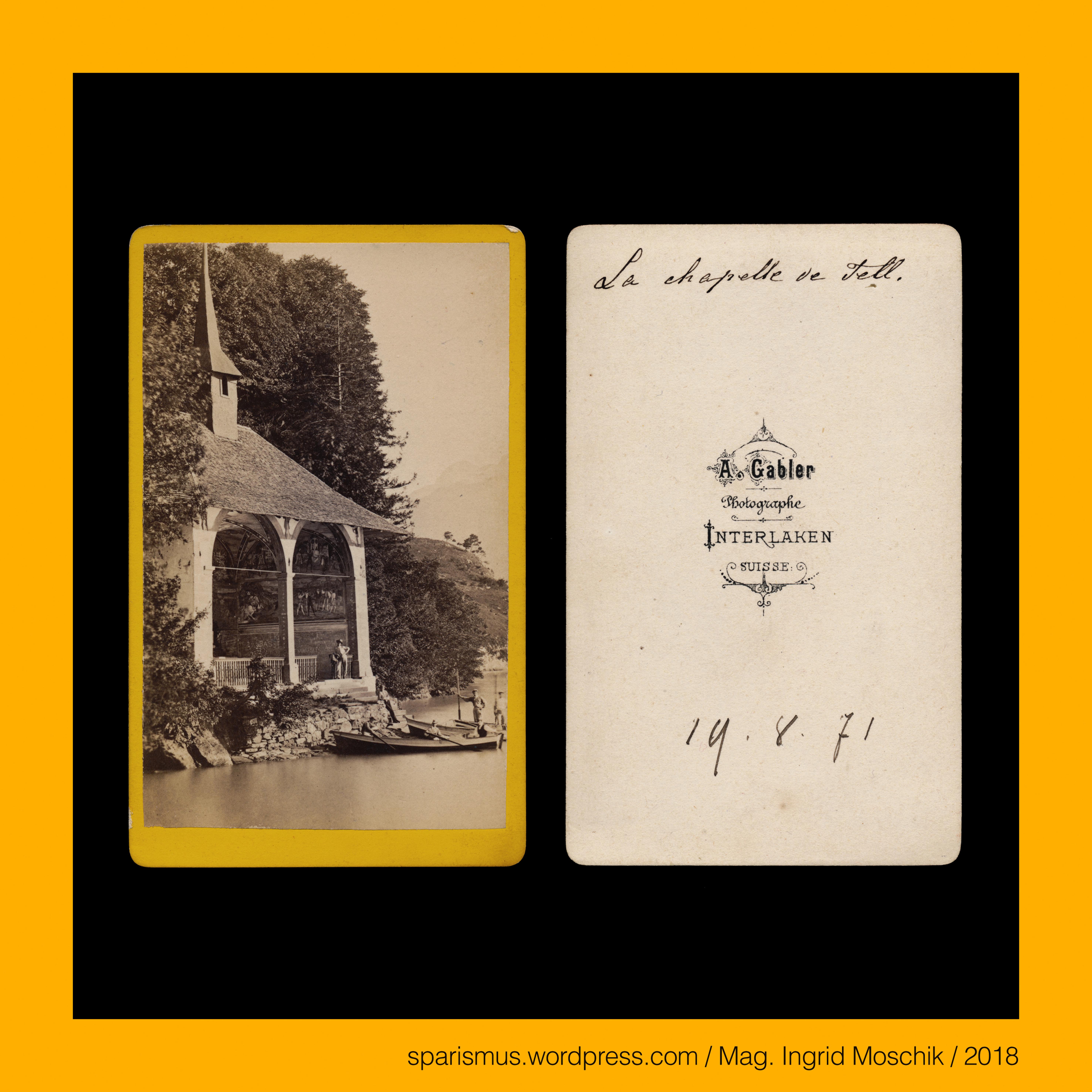 A GABLER A Gabler – Interlaken Johann Adam Gabler 1833